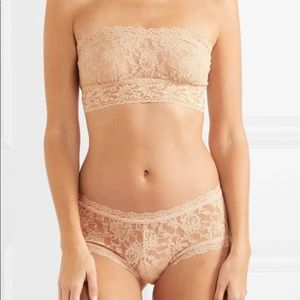 NWT- HANKY PANKY Set Bandeau  bralette SMALL